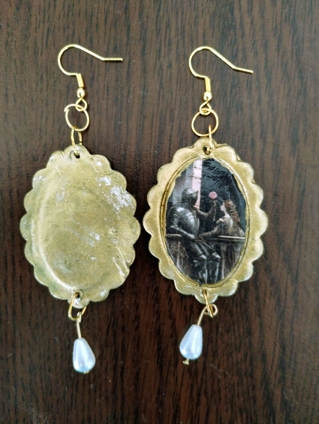 Cercei Statement Medievali - Bijuterii Handmade Inspirate din Arta Medievală