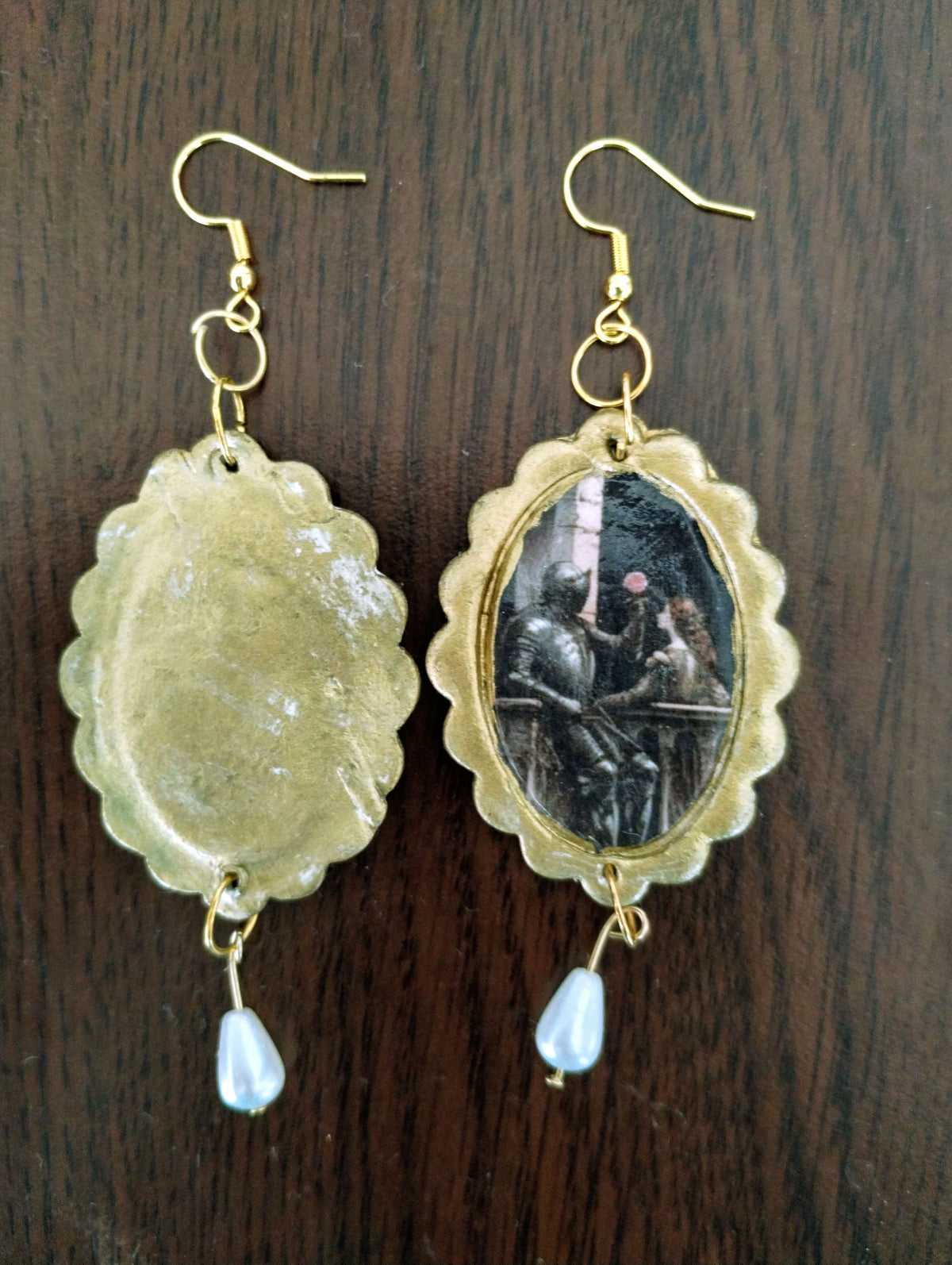 Cercei Statement Medievali - Bijuterii Handmade Inspirate din Arta Medievală