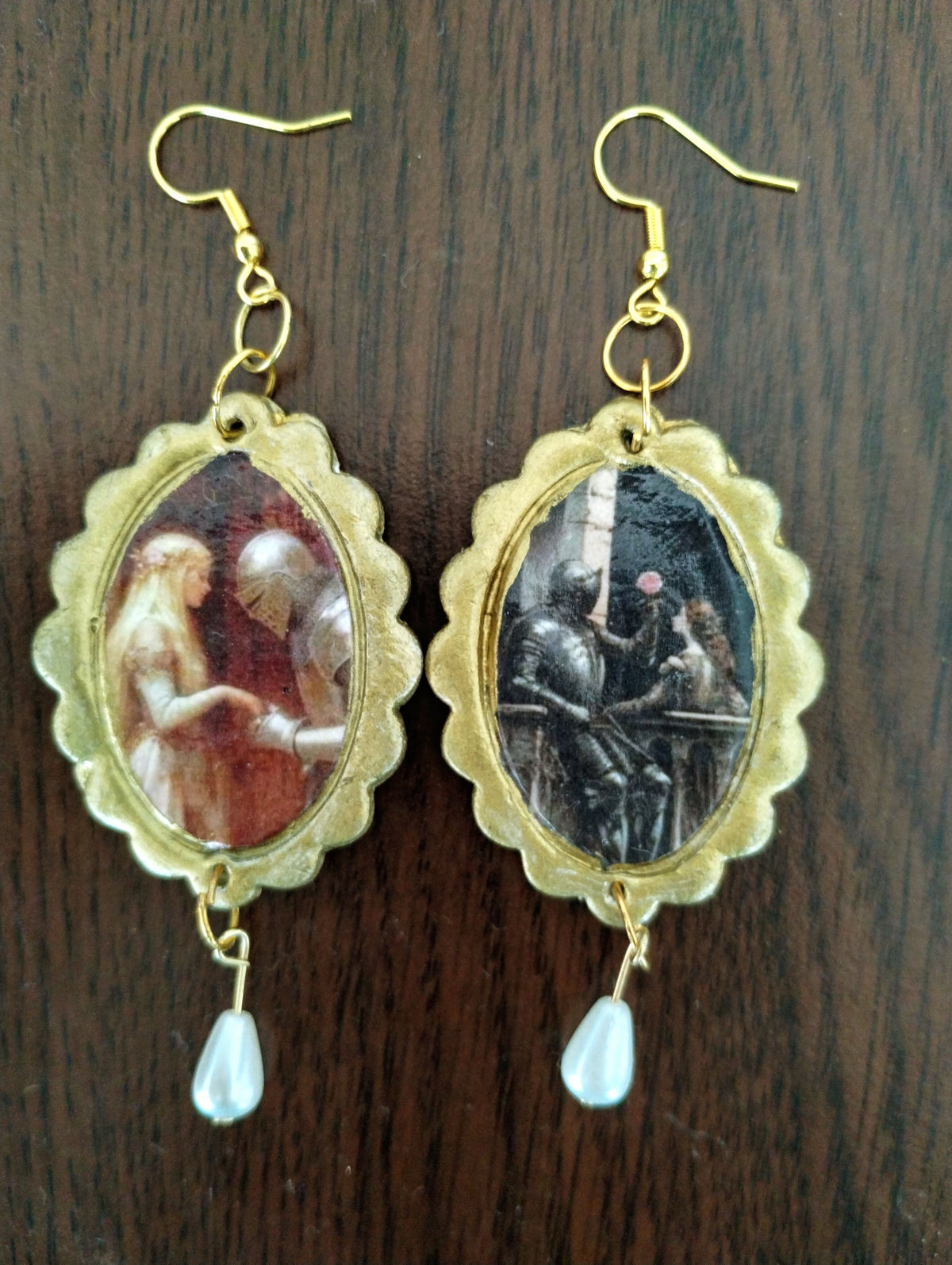 Cercei Statement Medievali - Bijuterii Handmade Inspirate din Arta Medievală