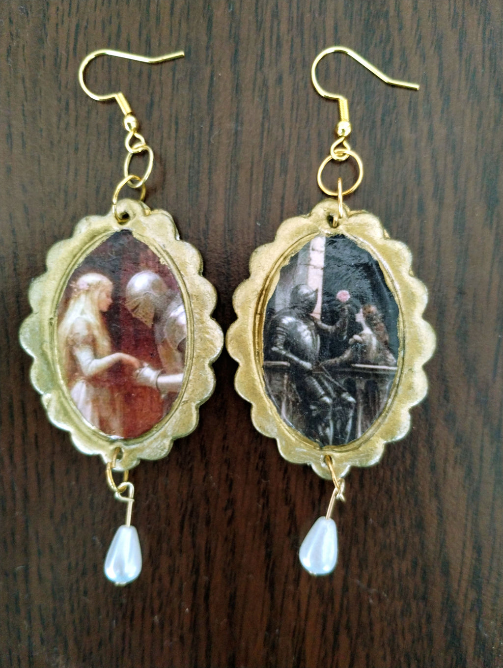 Cercei Statement Medievali - Bijuterii Handmade Inspirate din Arta Medievală